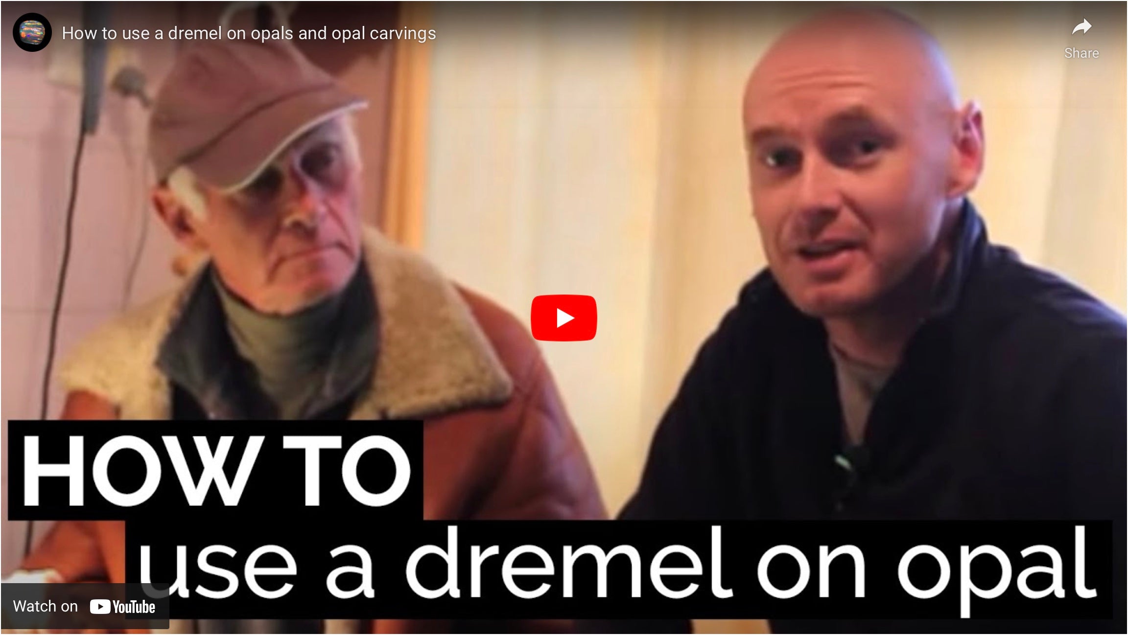Opal Carving: How to use a dremel tool
