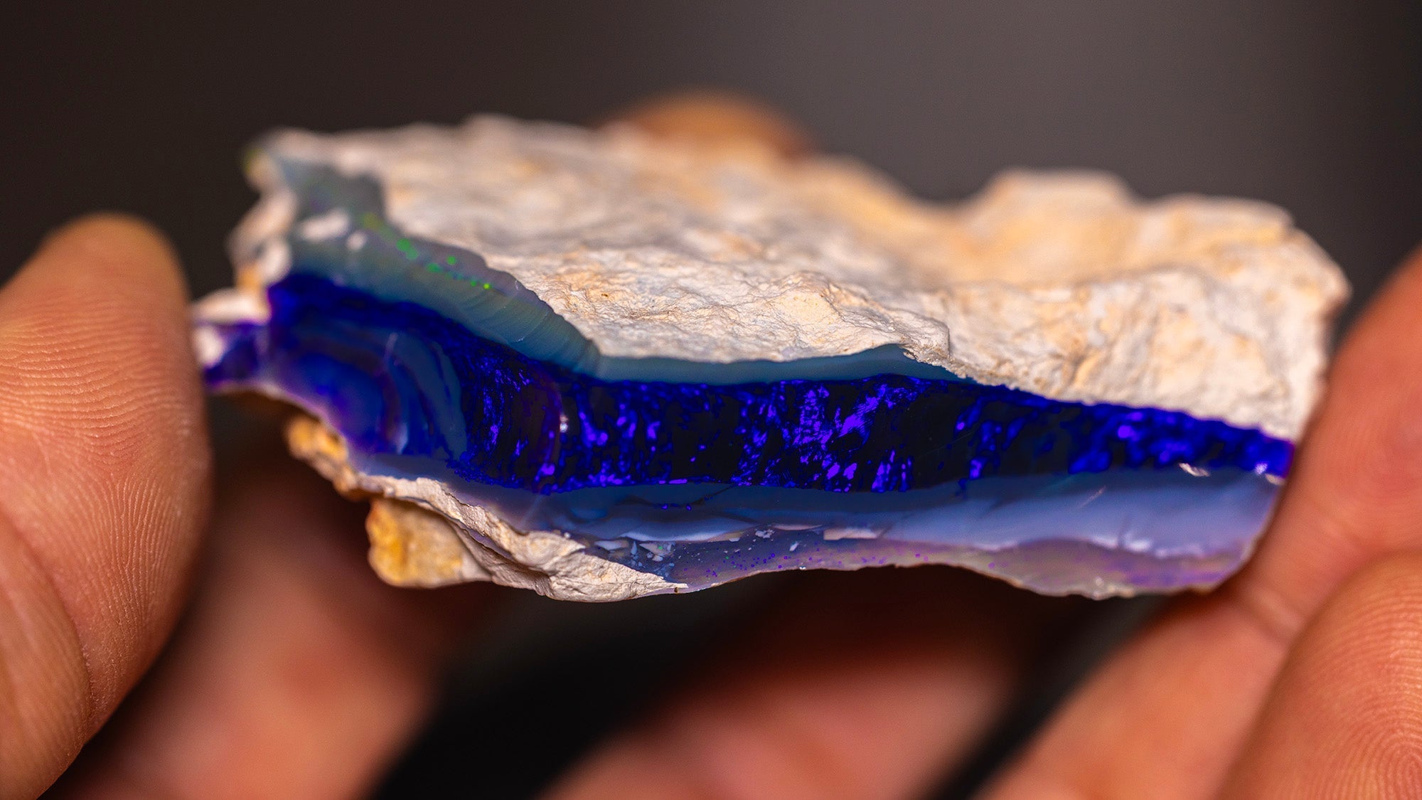 A Blue Vein of Opal