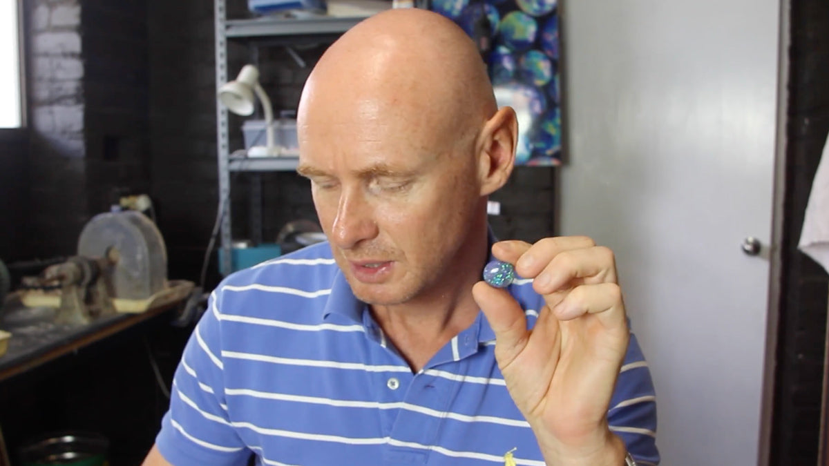 The difference between black opal and crystal opal