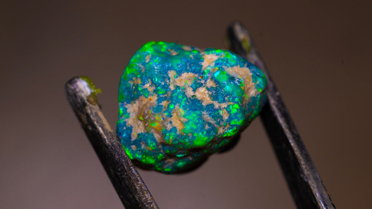 A Neon Green Opal
