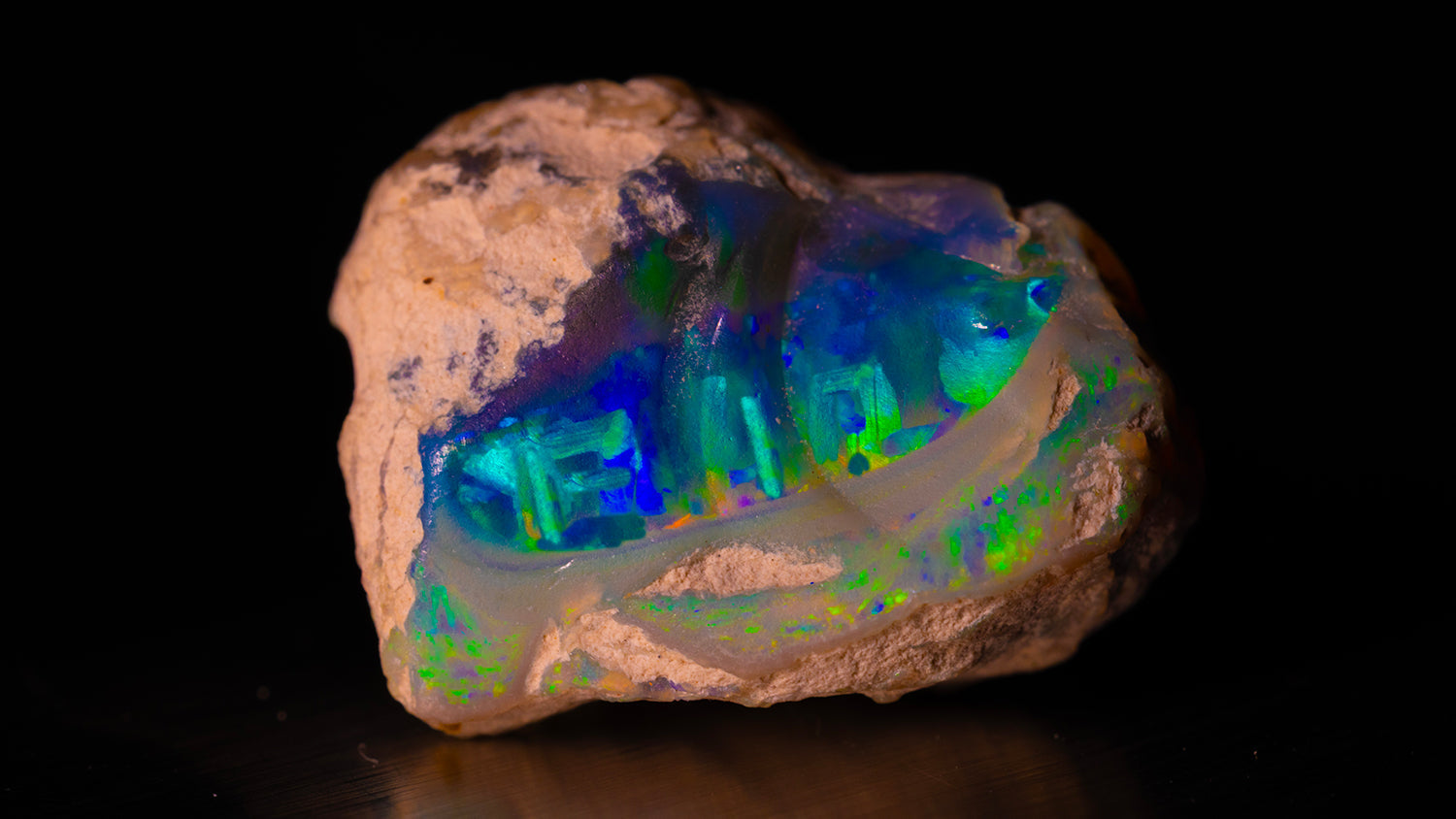 Colorful Lightning Ridge Nobby Opal | Black Opal Direct