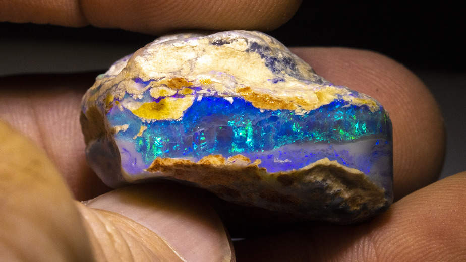 Cutting a Rough Opal can Be Risky