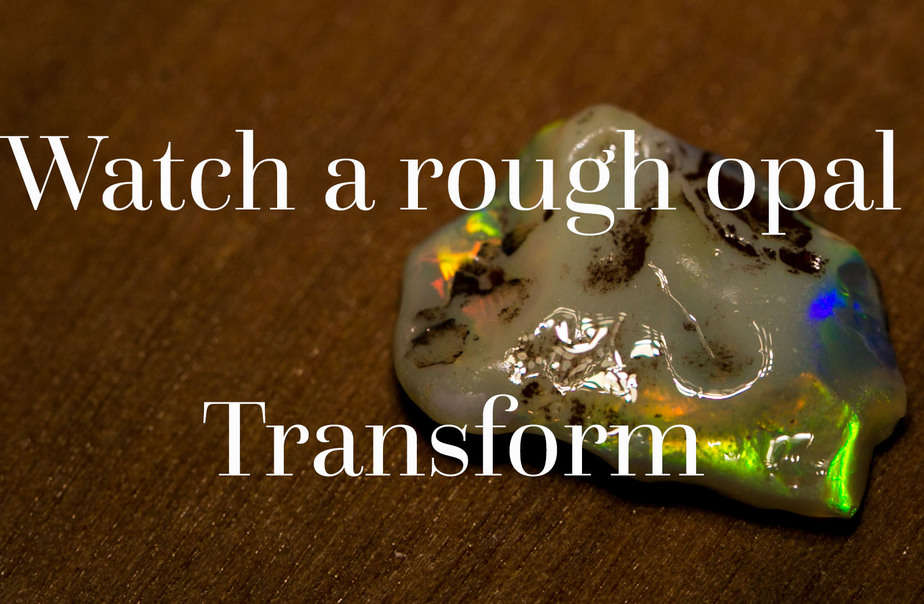 Watch a rough opal piece transform and then be appraised.
