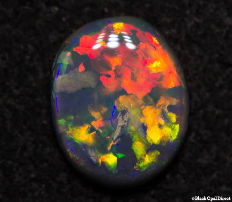 0.28ct semi black opal