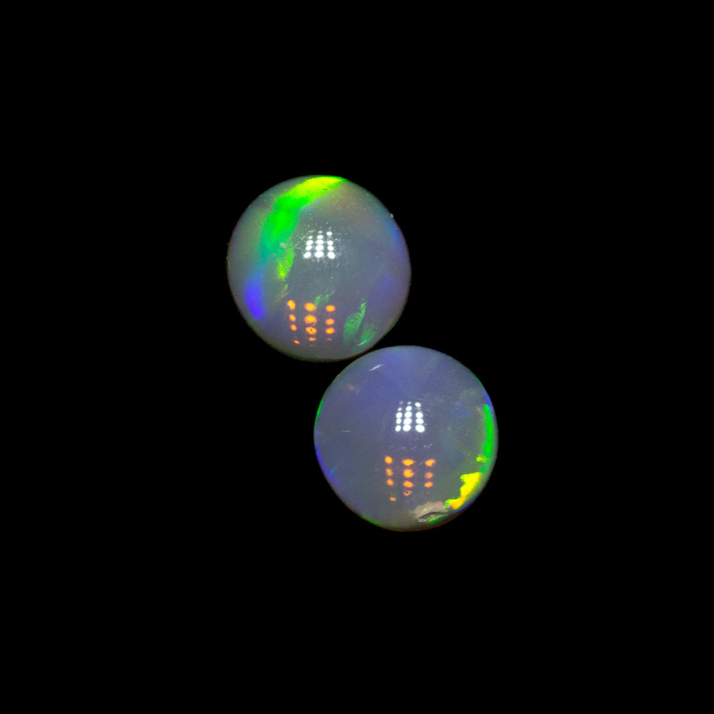 0.31 ct crystal opal pair 3.5x3.5x1.7mm