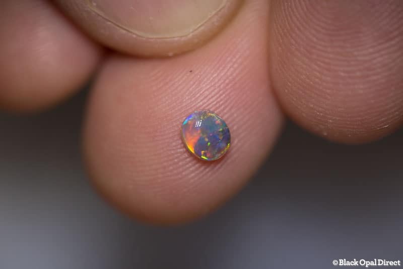 0.32 ct semi black opal 5x4x2mm
