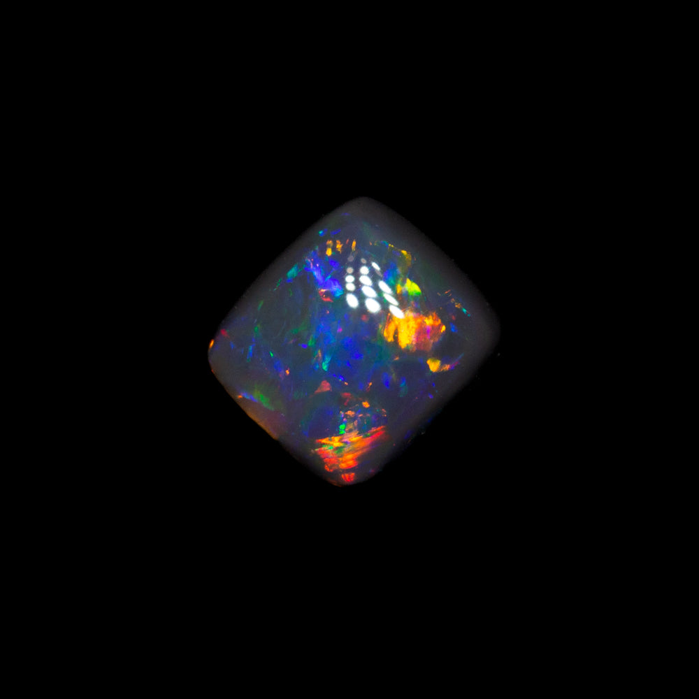 0.40 ct black opal 5x4.7x2.5mm