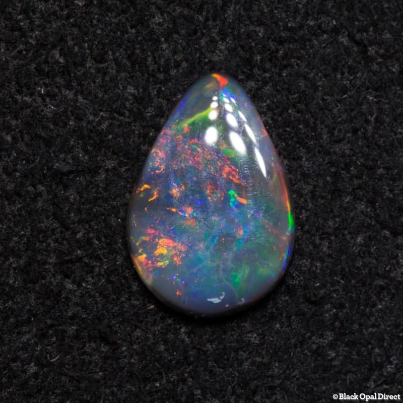0.40ct black opal drop