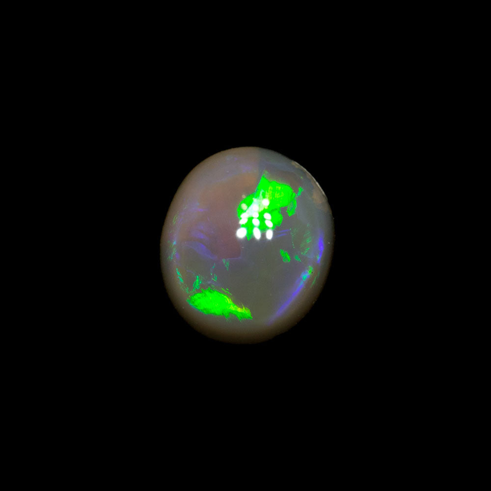 0.42 ct dark opal 5.6x4.9x2.3mm