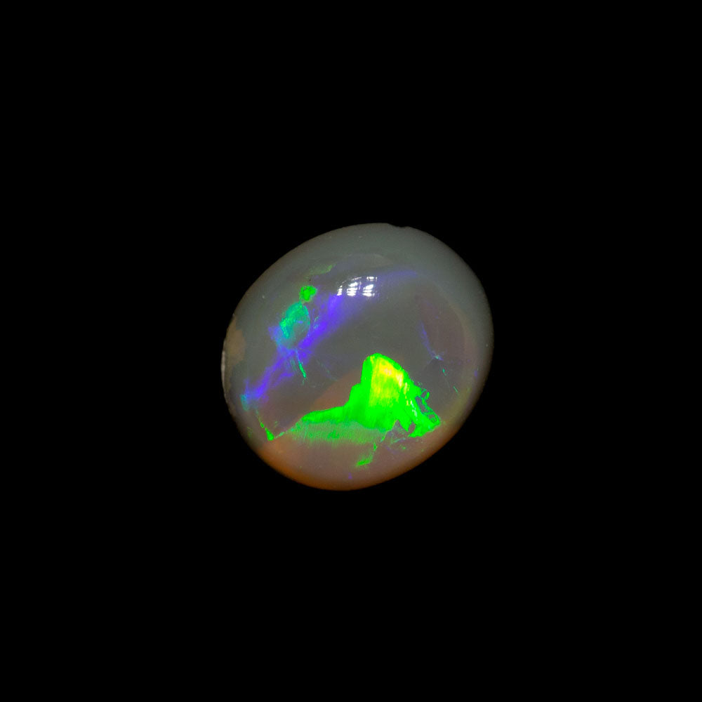 0.42 ct dark opal 5.6x4.9x2.3mm