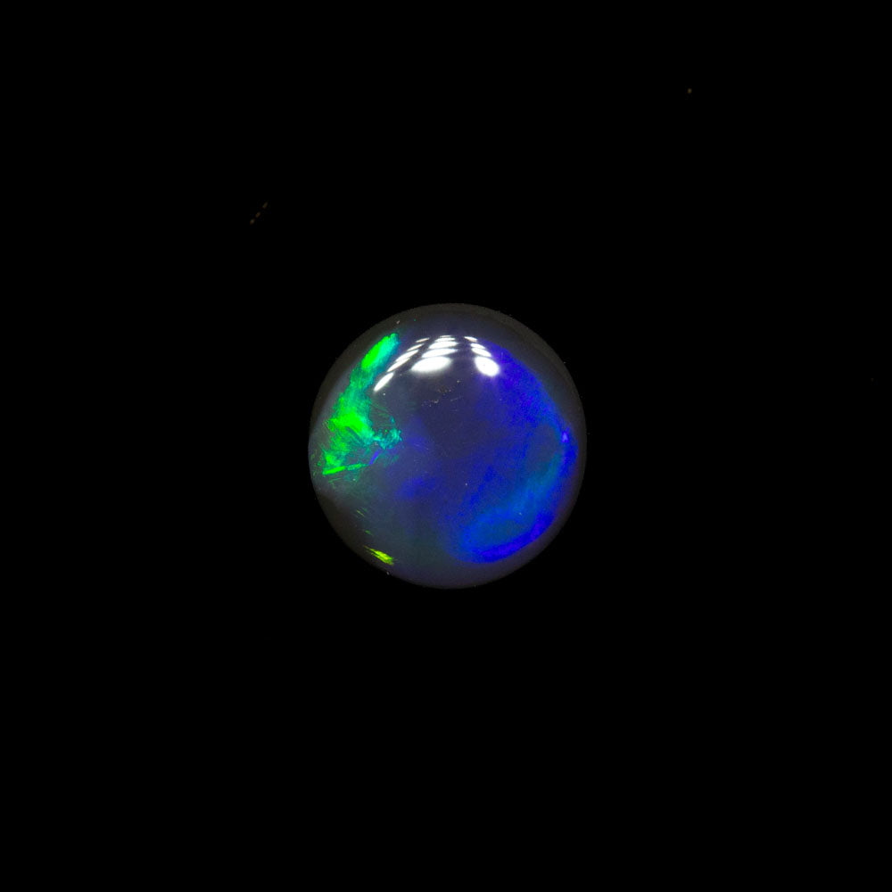 0.43 ct black opal 5.1x5.1x2.2mm