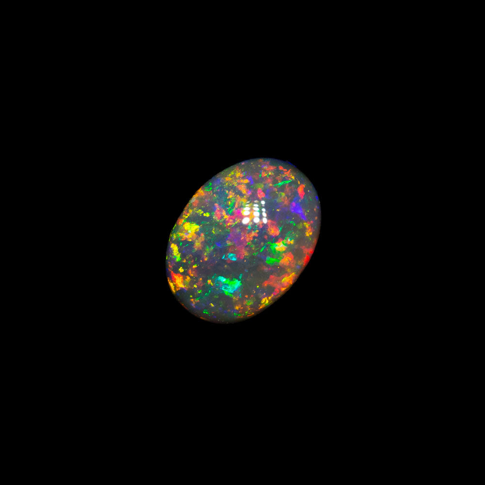 0.43 ct black opal 5.8x4.4x2.8mm