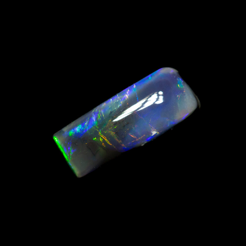 0.43 ct black opal 8.1x3.1x2.1mm