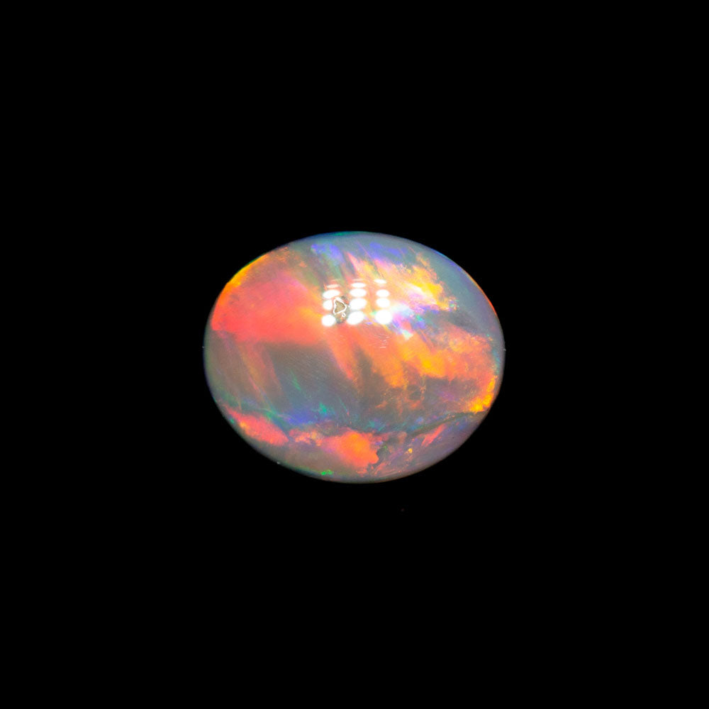 0.43 ct dark opal 6.1x5.1x2.3mm