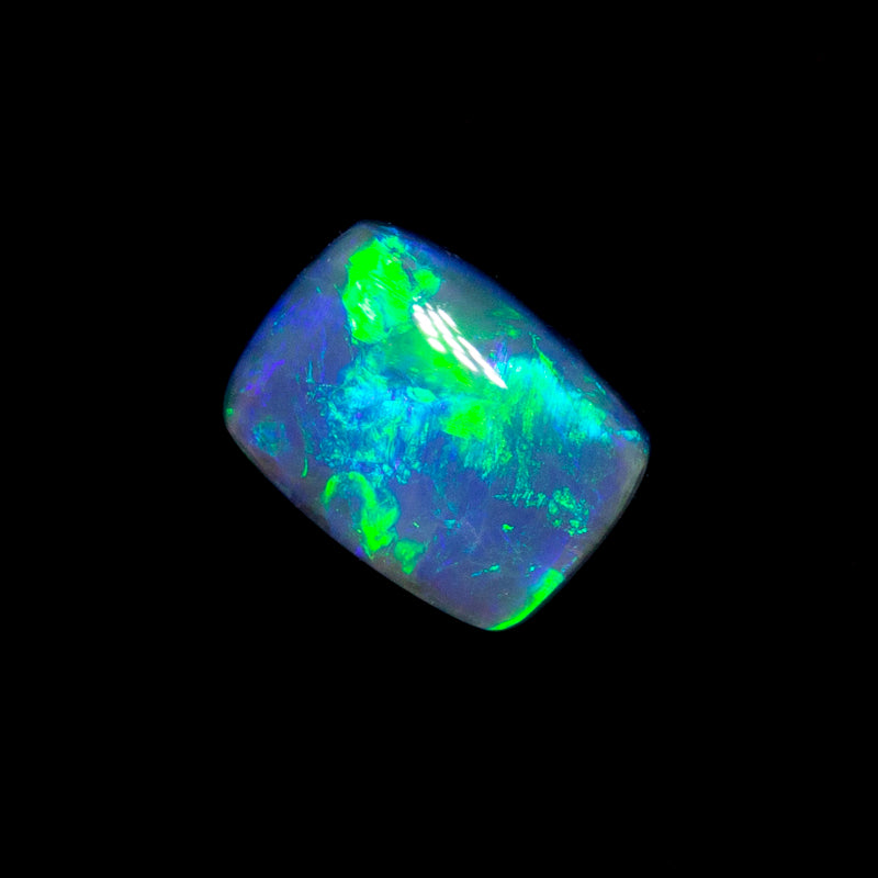 0.45 ct black opal 5.8x4.3x2.3mm