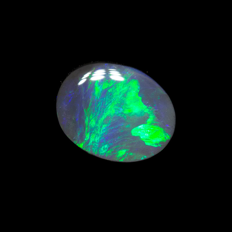 0.45 ct black opal 6.2x4.9x2.1mm