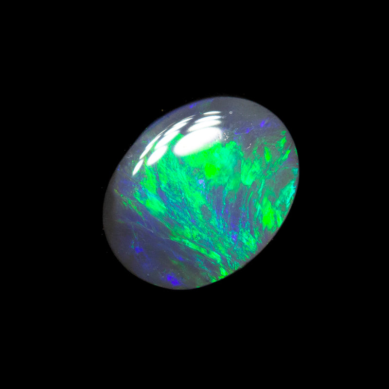 0.45 ct black opal 6.2x4.9x2.1mm