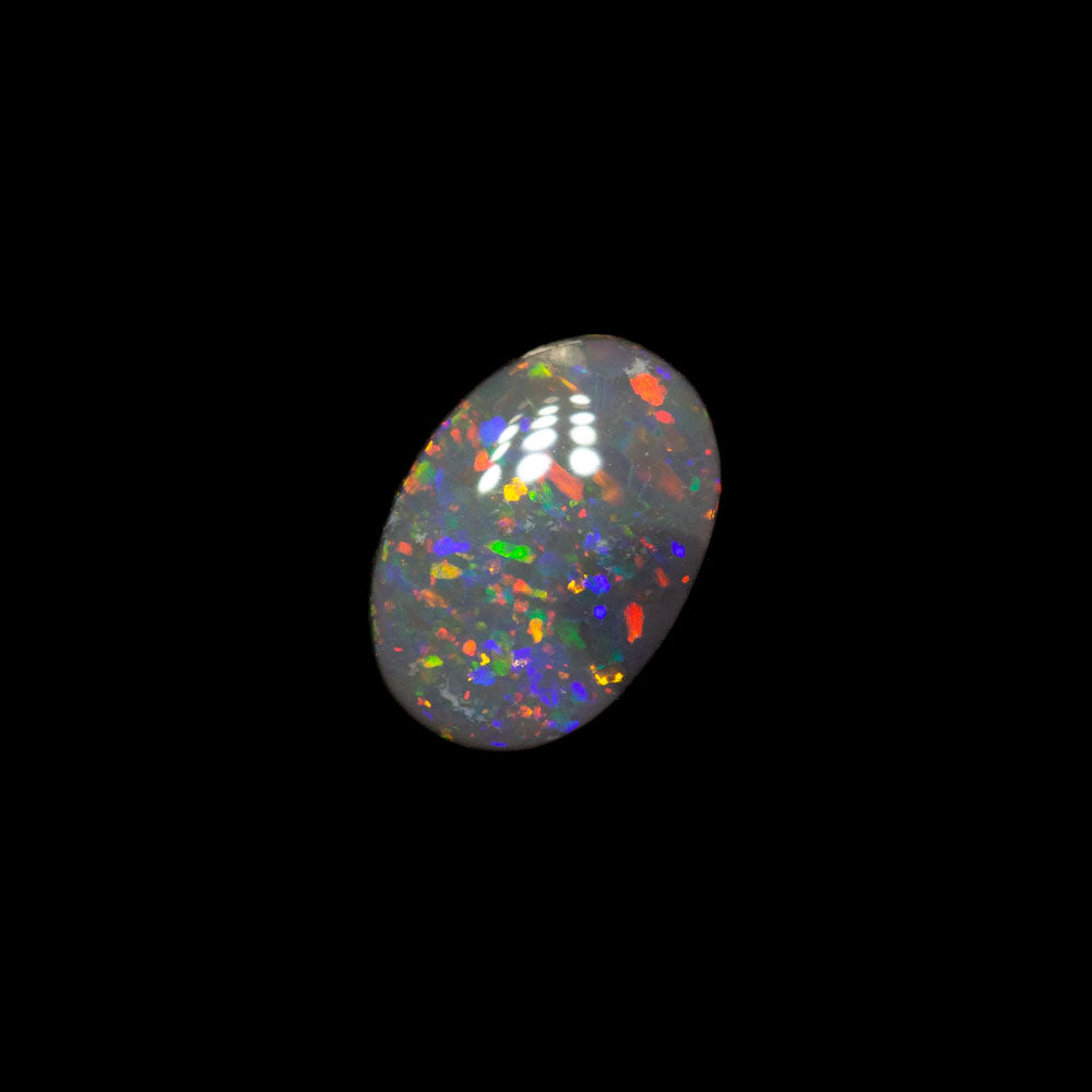 0.45 ct dark opal 6x4.2x2.4mm