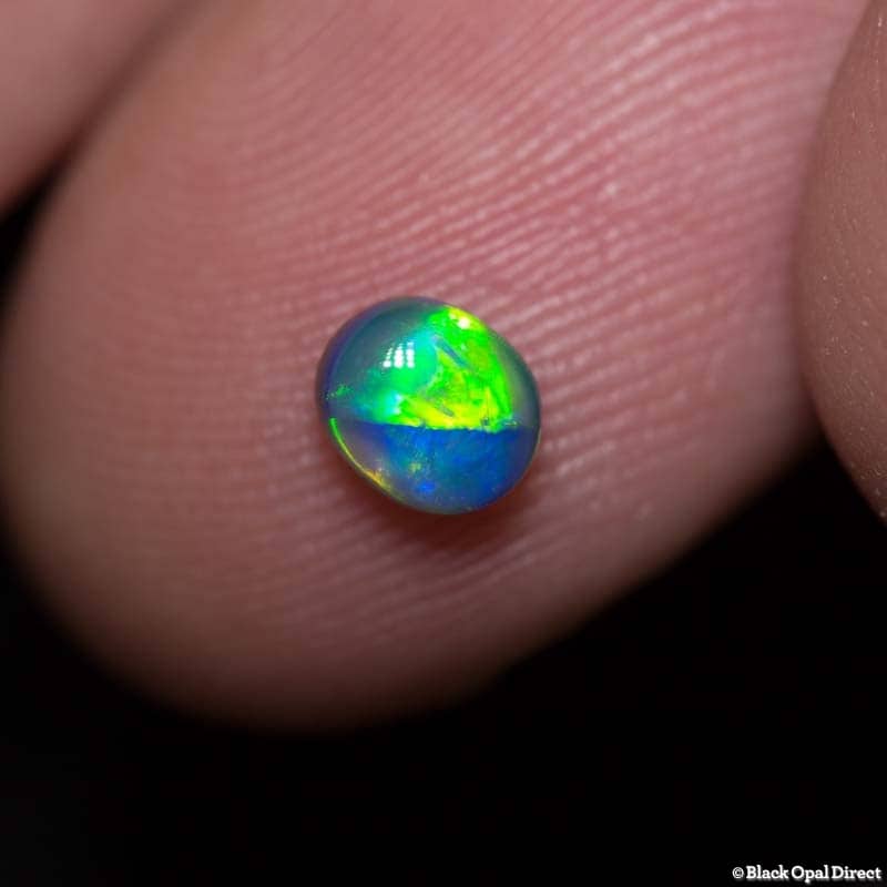 0.45 ct black opal 5x4x3mm