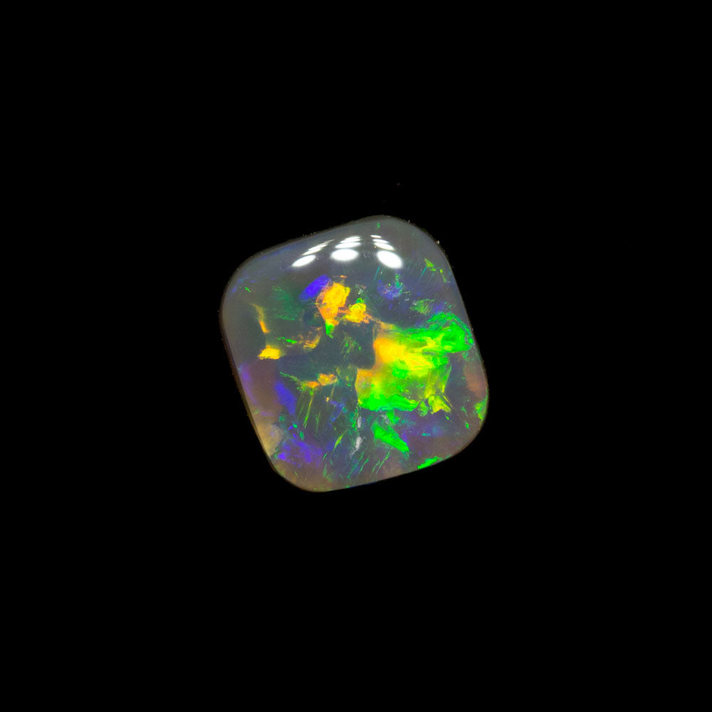 0.46 ct dark crystal opal 5.5x5.2x2mm