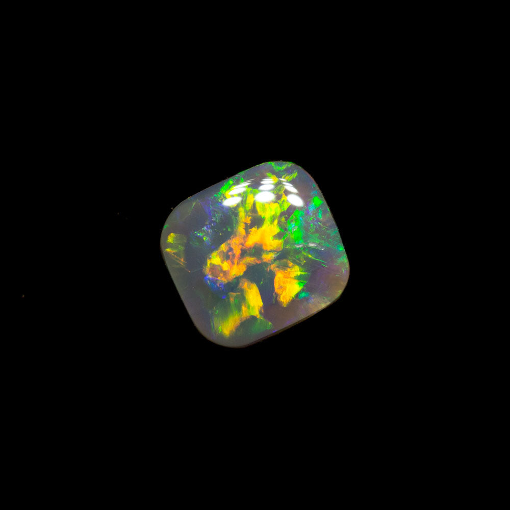 0.46 ct dark crystal opal 5.5x5.2x2mm