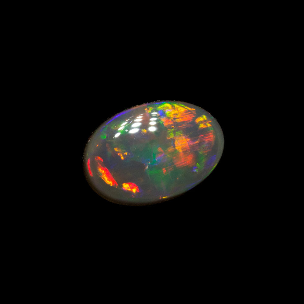 0.46 ct dark opal 6.5x4.5x2.2mm
