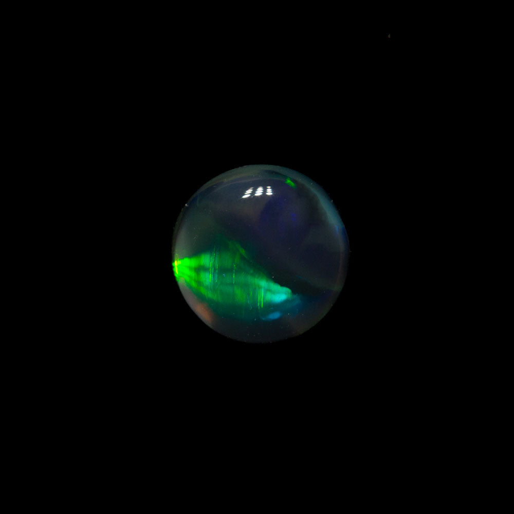 0.49 ct black opal 5.3x5.3x2.4mm
