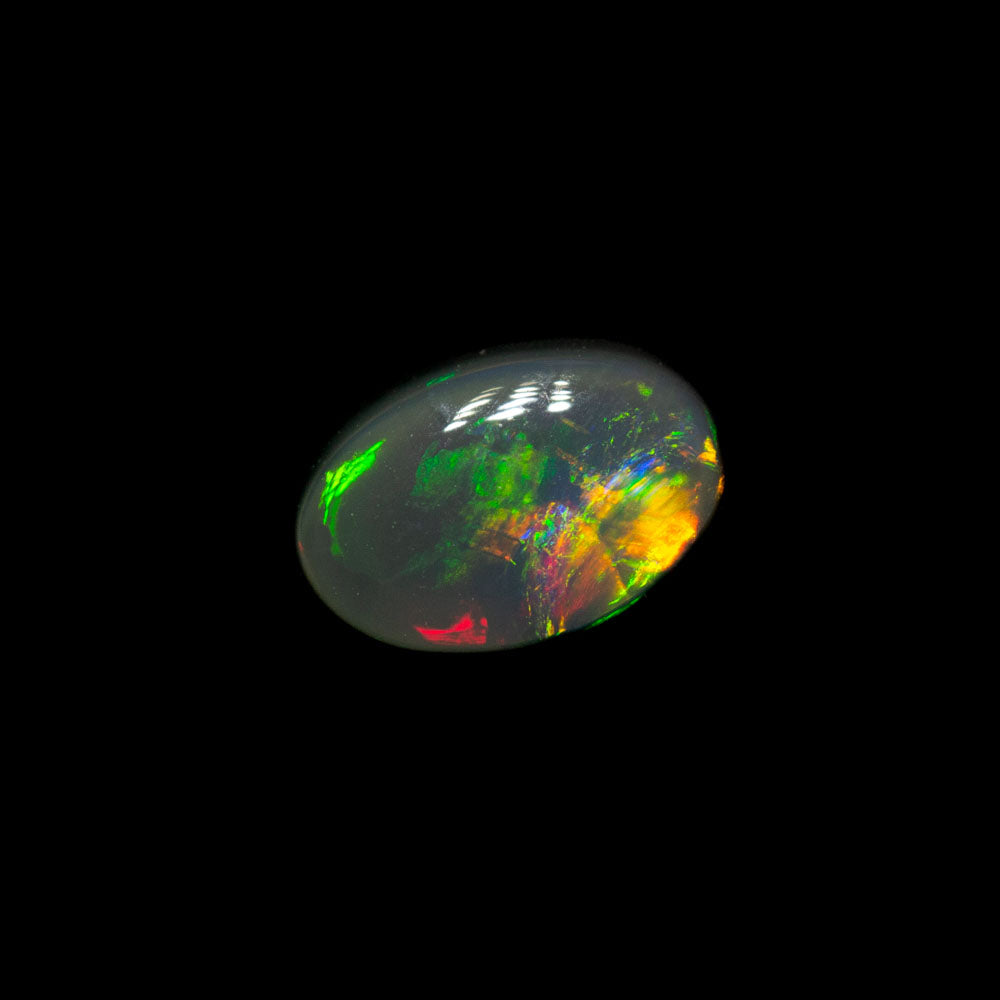 0.49 ct black opal 6.4x4.3x2.5mm