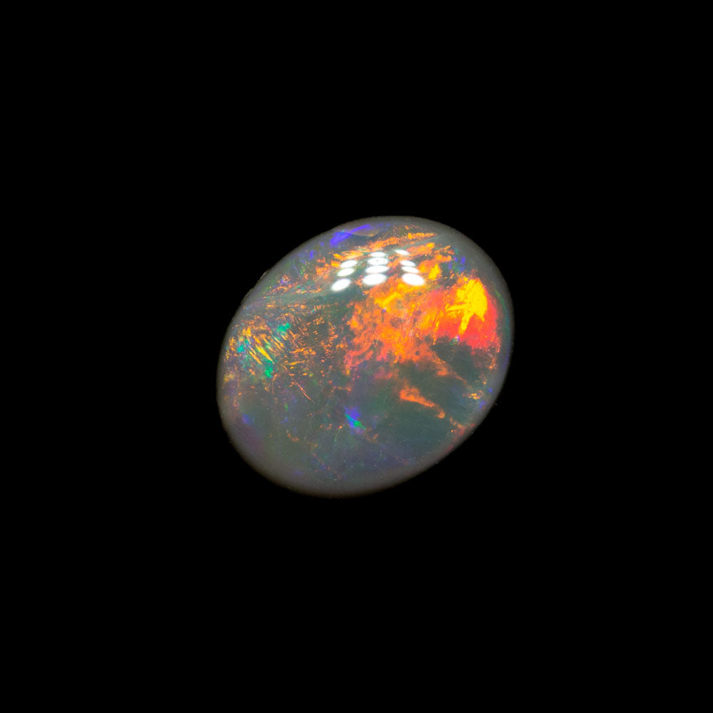 0.50 ct dark opal 6.7x5.4x1.9mm