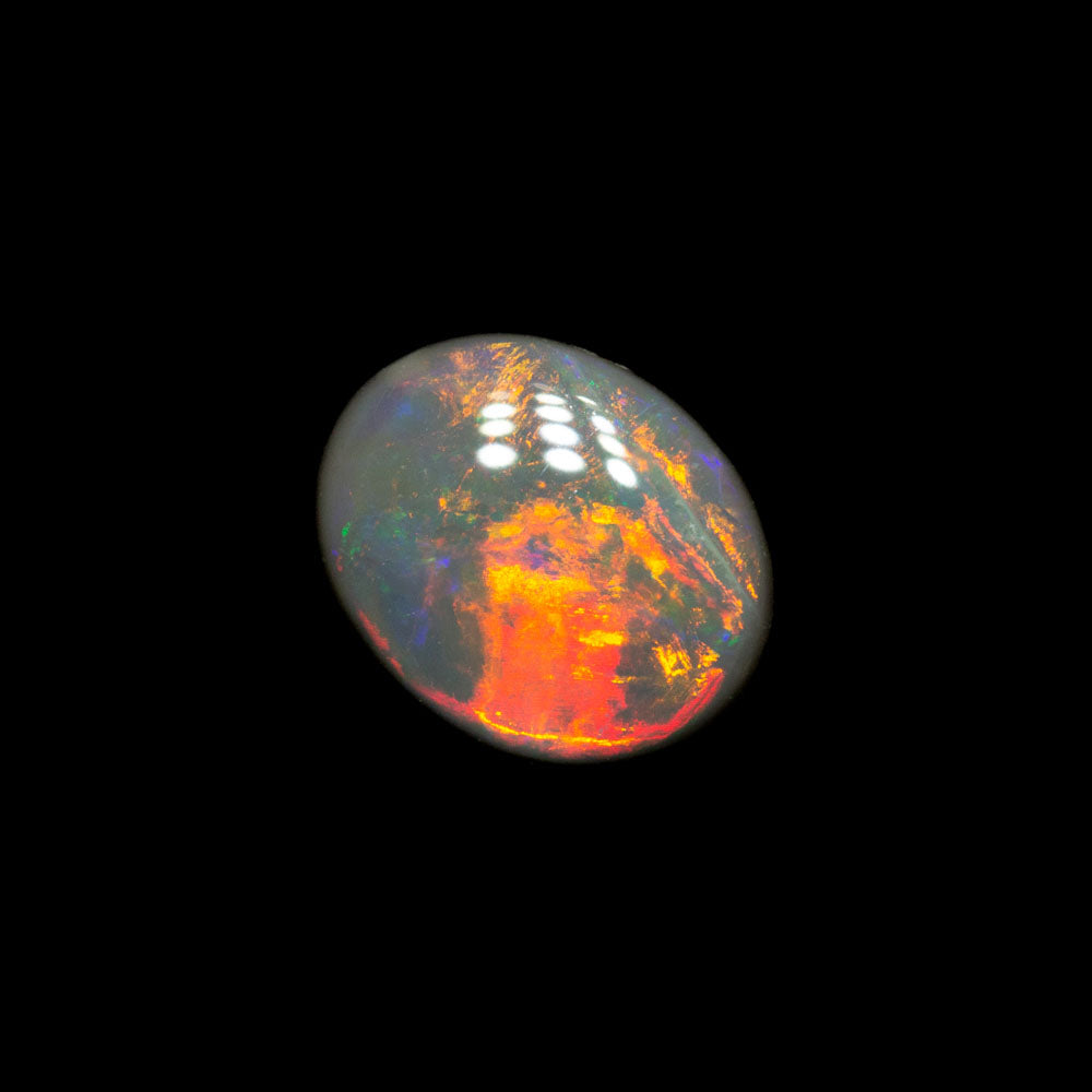 0.50 ct dark opal 6.7x5.4x1.9mm