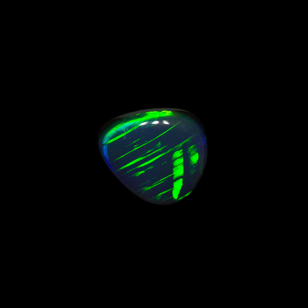 0.50 ct black opal 6x5.2x2.6mm