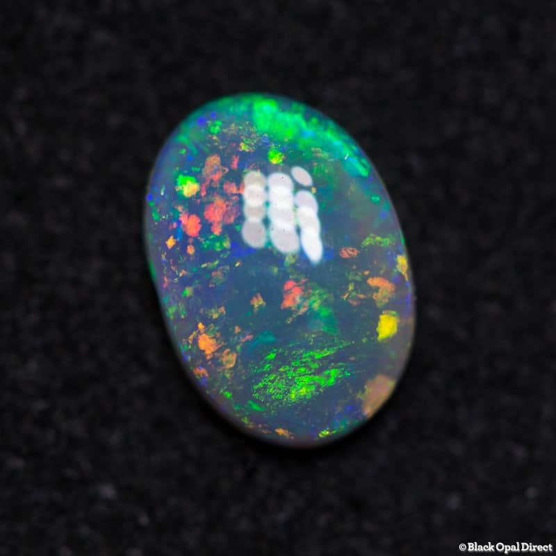 0.50ct semi black opal