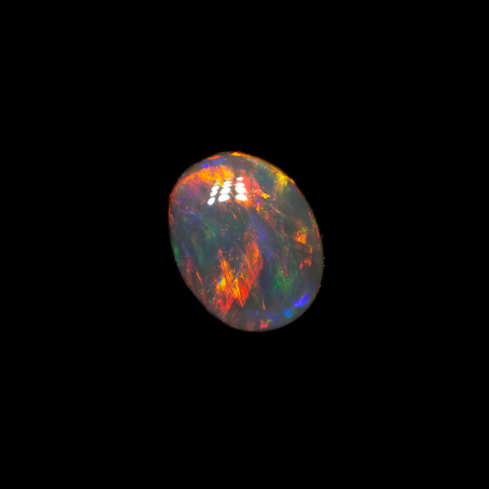 0.51 ct dark opal 5.9x4.8x2.7mm