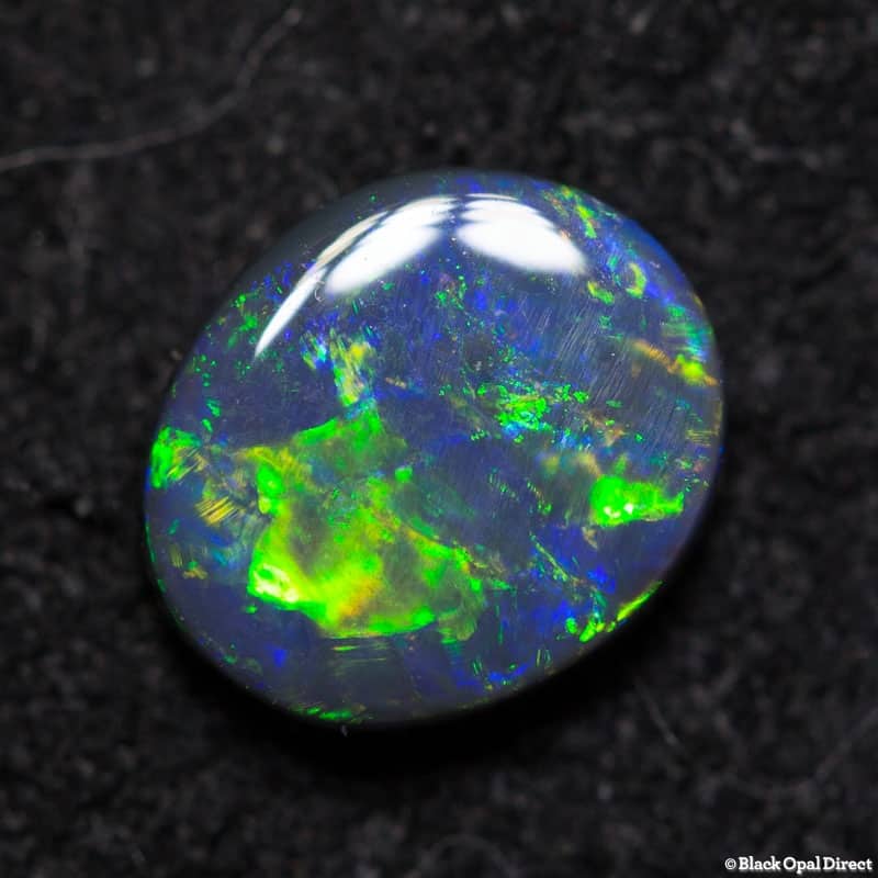 0.52 ct black opal 6x5x2mm