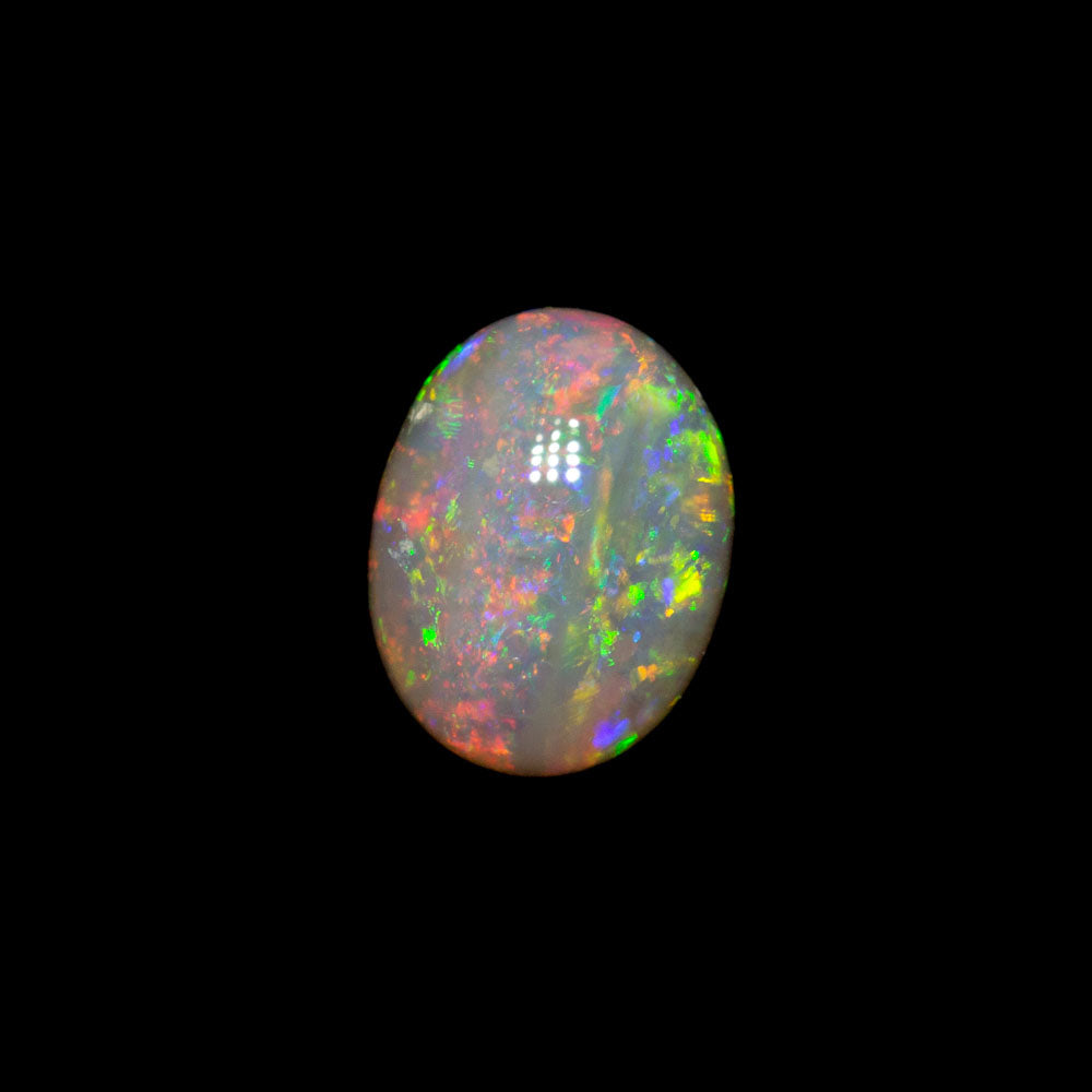0.53 ct dark opal 6.1x4.7x2.7mm
