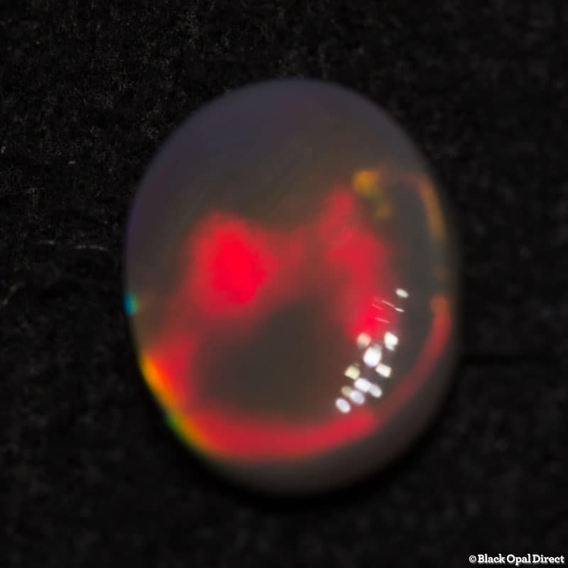0.54 ct semi black opal 7x5x2mm