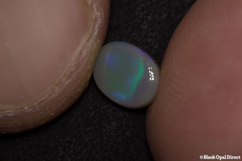 0.54 ct semi black opal 7x5x2mm