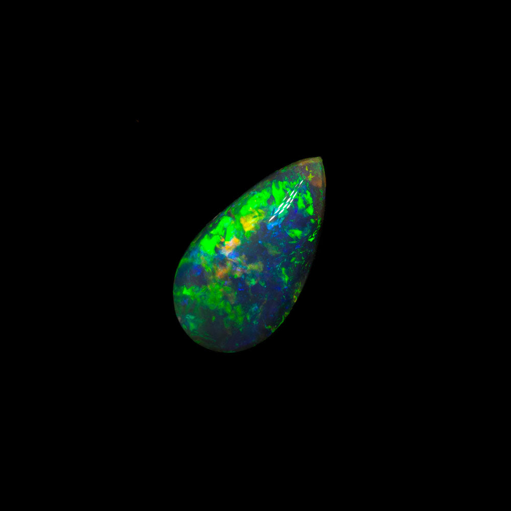 0.55 ct black opal 7.9x4.3x2.7mm