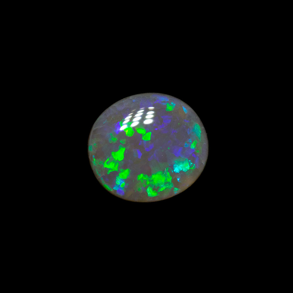 0.55 ct double-sided dark opal 6x5.3x2.5mm