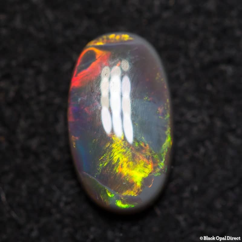 0.55 ct black opal 7x4x2mm