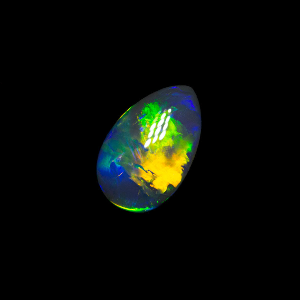 0.56 ct black opal 8.1x5.1x2mm