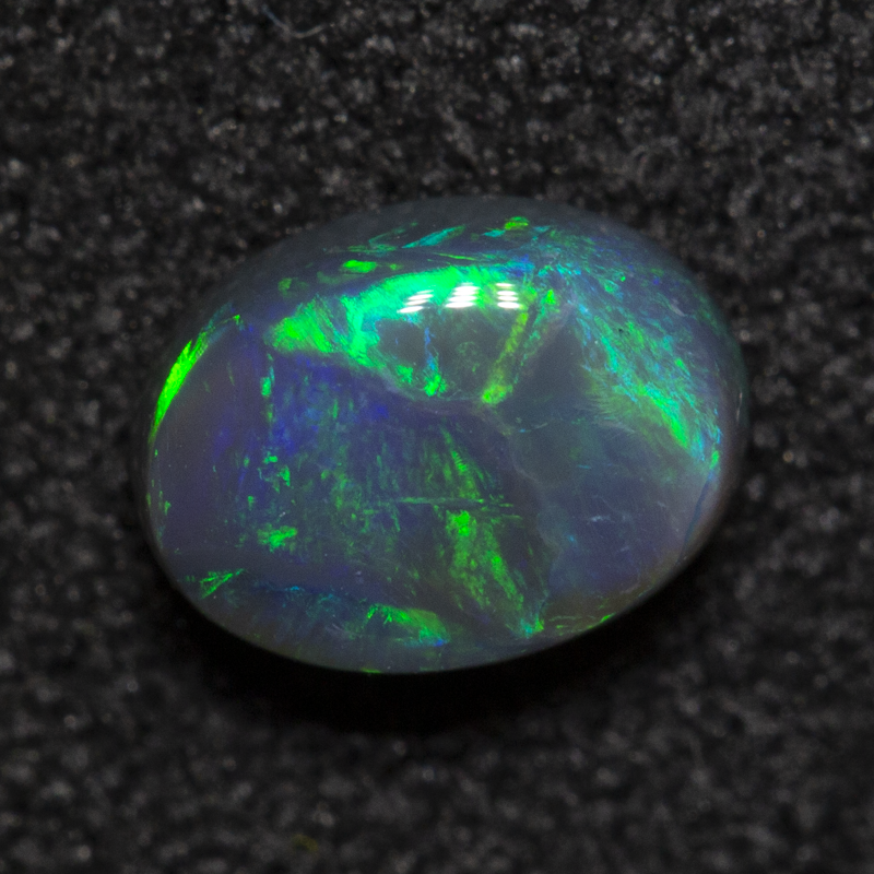 0.56 ct black opal 6.2x4.5x2.7mm