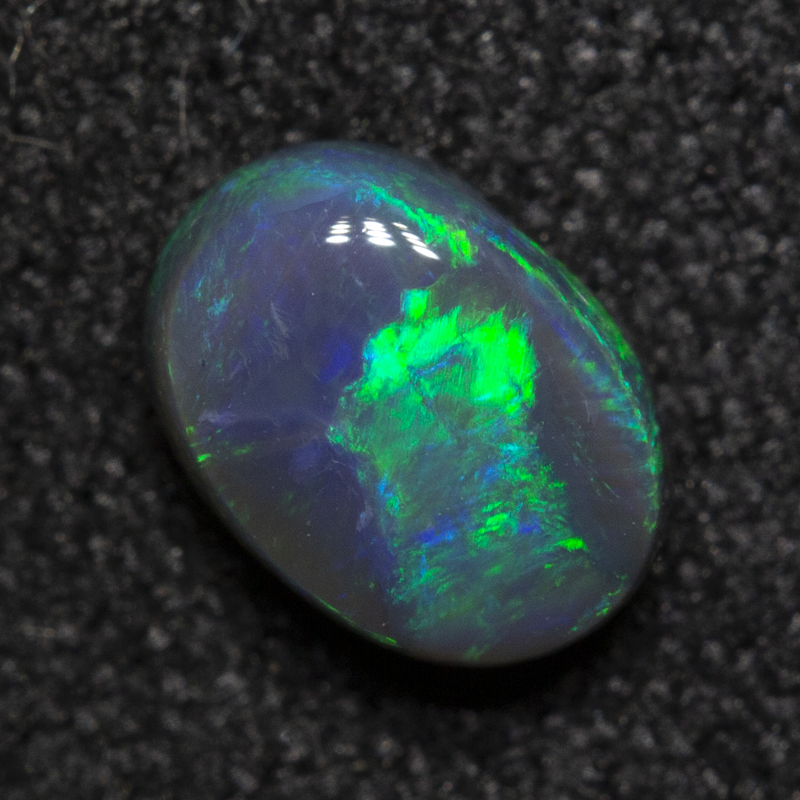 0.56 ct black opal 6.2x4.5x2.7mm