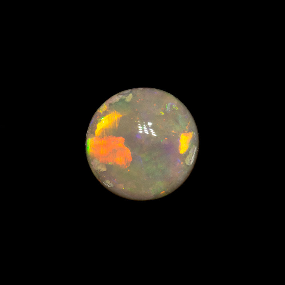 0.56 ct dark opal 6.4x6.3x2.2mm