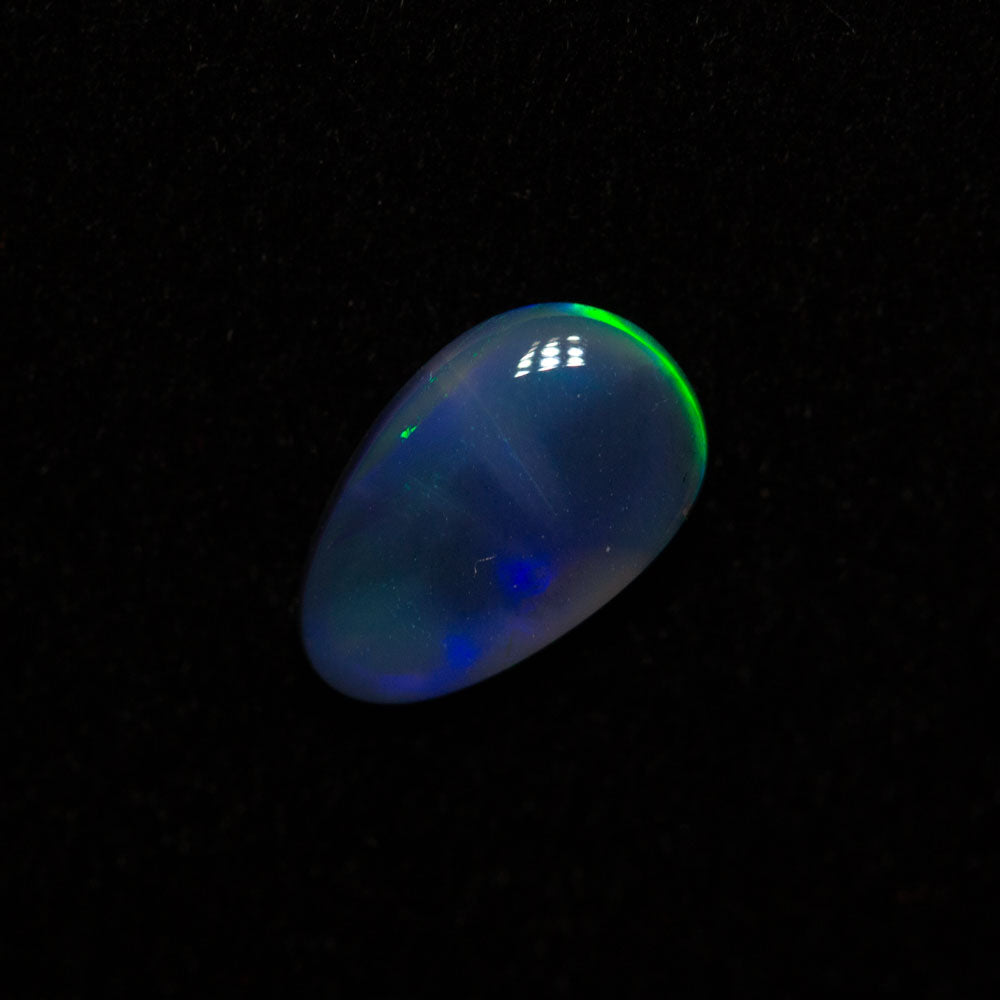 0.57 ct black opal 8x5x2mm