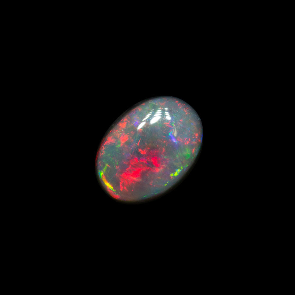 0.57 ct dark opal 6.5x4.8x2.7mm