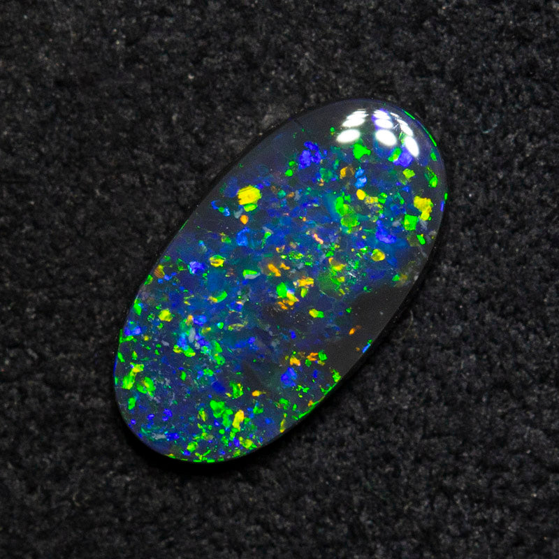 0.59 ct black opal 9.2x5x1.8mm