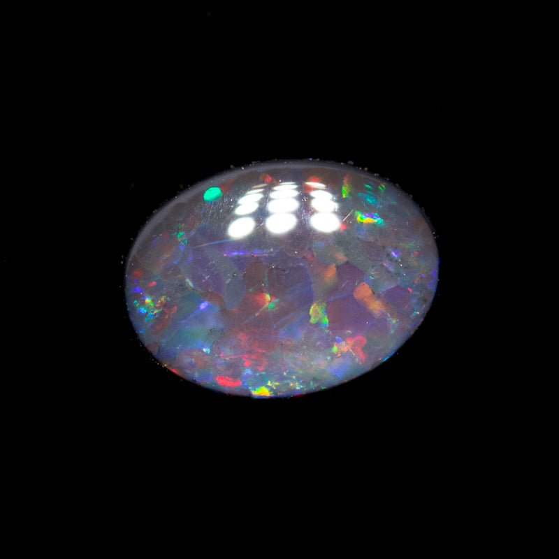 0.59 ct black opal 6.8x5.1x2.4mm