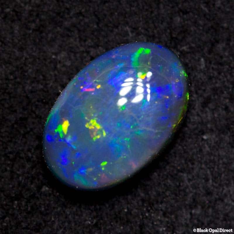 0.59 ct black opal 7x4.5x2mm