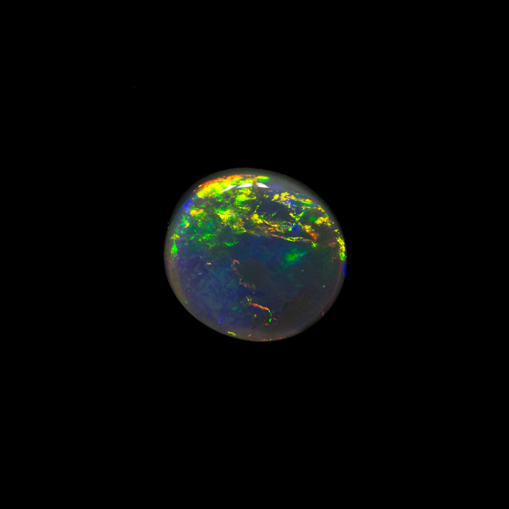 0.60 ct black opal 6.1x5.5x2.5mm